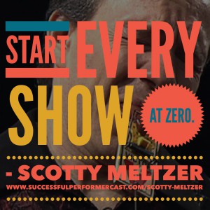 start every show at zero