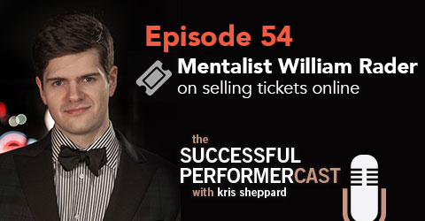 S5E6: Mentalist William Rader talks about selling tickets online!